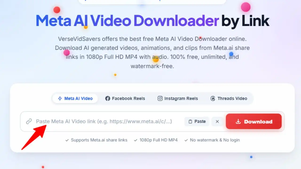Meta AI Video Downloader Tool Meta AI Video Downloader Tool